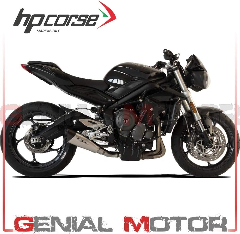 XTREVO2617S-AB Exhaust Hp Corse Evoxtrem 260 St Street Triple 765 2019 19