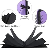 Vienrose Scrapbook Kit 80 Page Photo Album Holds 240 4x6 with Silk Ribbon view 5