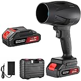 Small Cordless Leaf Blower,130000RPM Handheld Electric Dust Blower, Mini Jet Dry Blower Fan with 2 Battery,for Computer Keyboard,Outdoors,Car,Home