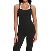 SUUKSESS Women Layered Workout Sets Pilates Outfits Matching Gym Yoga Sets | 2 Piece Active Wear Sets, Compression Leggings with Pockets, Butt Lifting Yoga Pants, Padded Workout Tops, Adjustable Straps