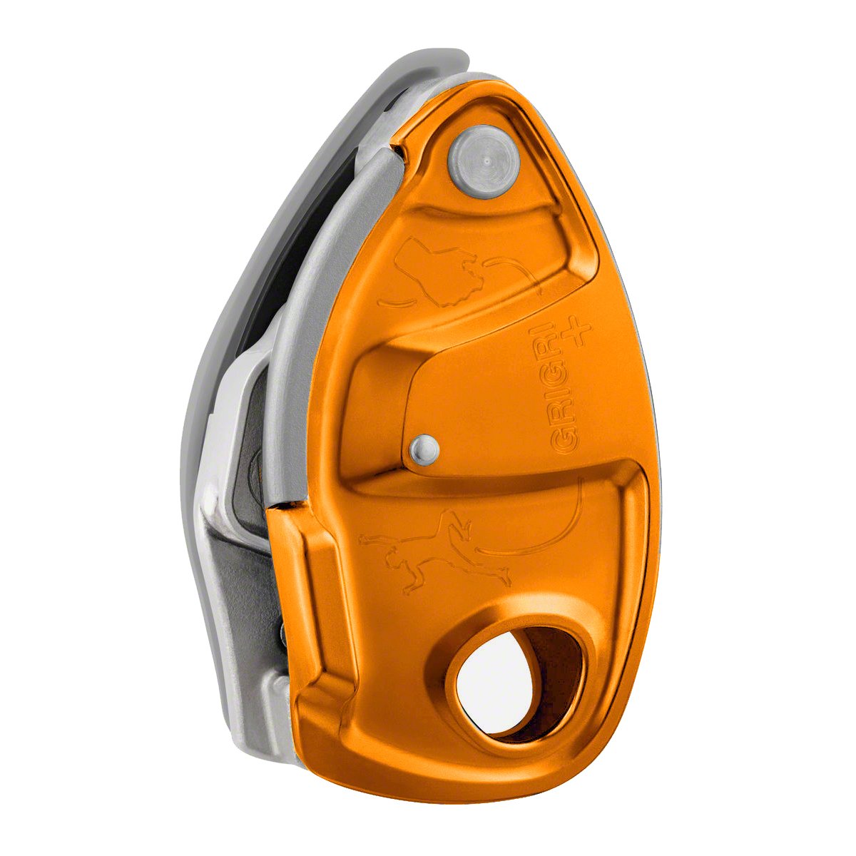 Petzl Orange Grigri + Plus Dispositivo de aseguramiento