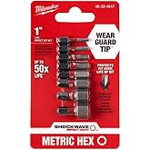 Milwaukee 48-32-4617 8 Piece Metric Hex Insert Bit Set