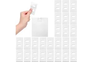 YUANHOLUMID 10Pcs White Vertical Blind Repair Tabs for Vertical Blinds Replacement Slats, Clear Blind Fixer Tabs Snap in Replacement, Vertical Slats Blind Replacement Parts Panels, Blinds and Shades