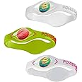 Power Balance the Original Genuine Performance Wristband, Silicone rubber Wristbands Bracelets sports bracelet wristband for men women, power 3 pack bangles, safe Waterproof Lightweight durable, size of M+M+L（M 19.0CM/L 20.5CM)