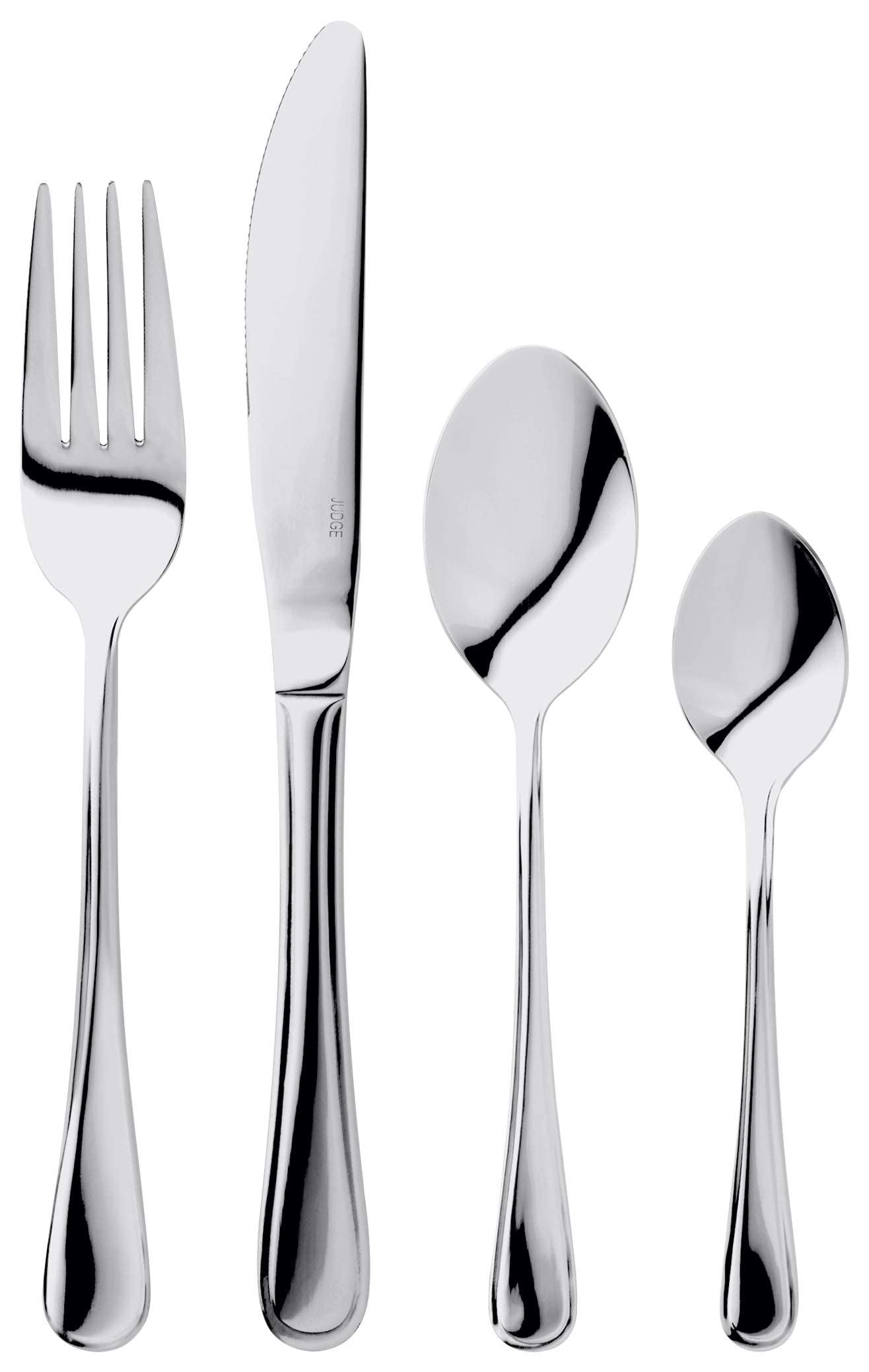 Judge Lincoln 24-Piece Stainless Steel Cutlery Set in Gift Box for 6 People, Dishwasher Safe - 25 Year Guarantee