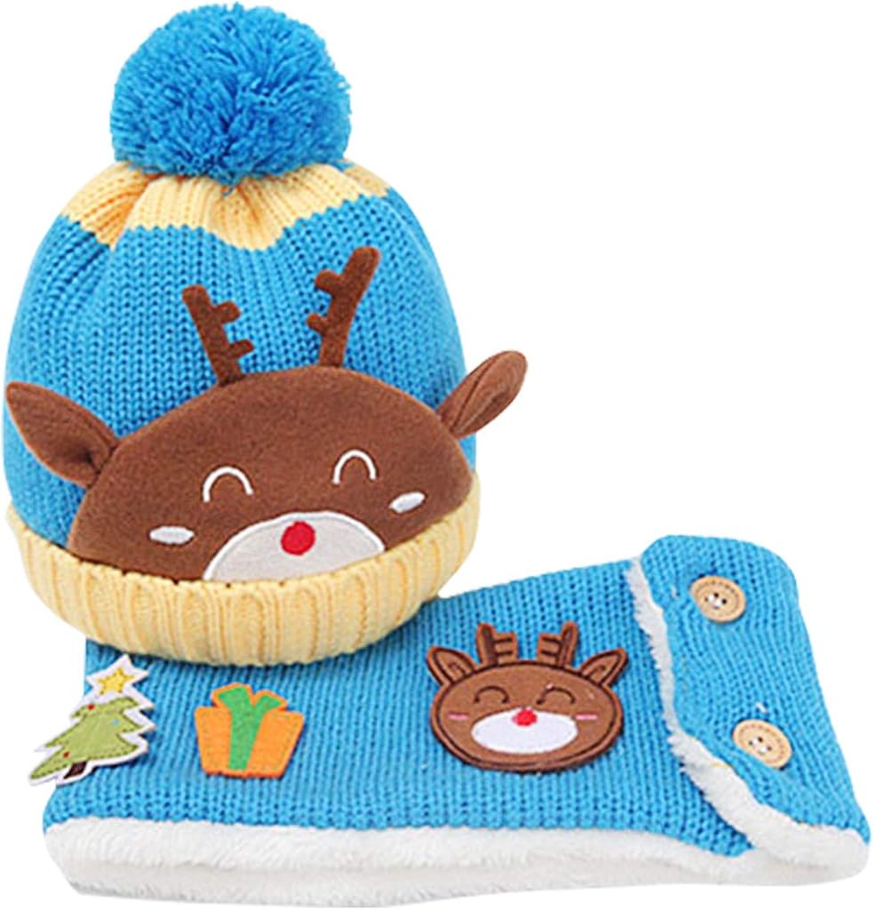 Liny Schal Mütze Set Kinder Strickmütze - Neugeborene Beanie Hut Schal ...