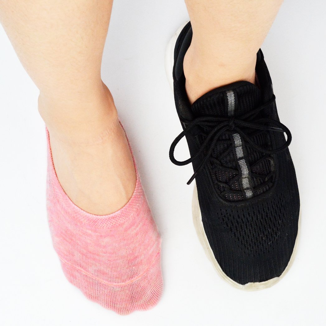 Miayon 12 Pairs Women Casual Socks Low Cut Invisible Socks Pure Cotton Anti-Sliped Boat Socks for Women