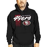 Team Fan Apparel NFL Adult Unisex Retro Script Ultra Soft Fleece Hooded Sweatshirt, Officially Licensed Football Performance