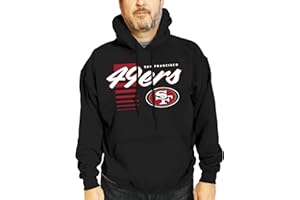 Team Fan Apparel NFL Adult Unisex Retro Script Ultra Soft Fleece Hooded Sweatshirt, Officially Licensed Football Performance