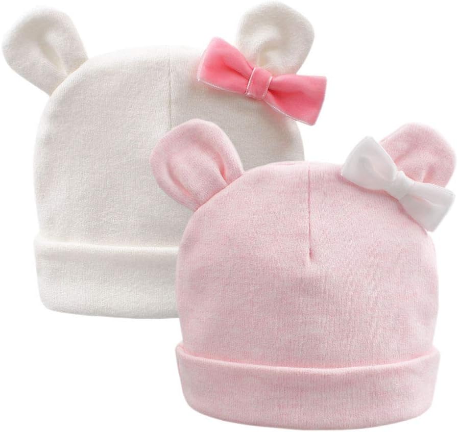 Cotton Newborn Baby Beanie Infant Boys Girls Hat Soft Baby Hospital Hat