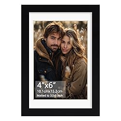 Rempry 4x6 Picture Frame, Display Pictures 3.5x5