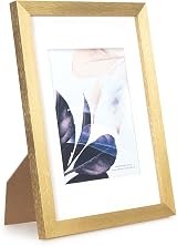 Scholar Tree Gold Wooden Picture Frame A4 Set of 3 with Mount view 3