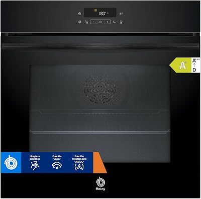 – Forno a vapor, pirólise, fritadeira de ar, preto, 3HD5829N3