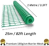 Smith & Barker Galvanised Fencing Pins 8mm with 25m Plastic Mesh Barriers view 4