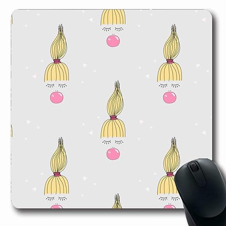 Amazoncom Ahawoso Mousepads Young Pattern Hand Draw