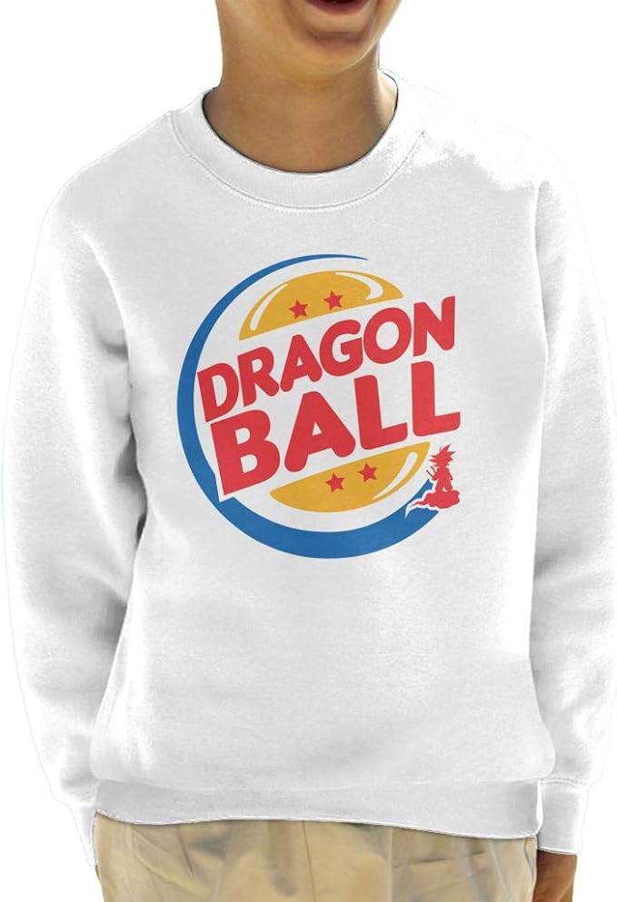 Dragon Ball Burger King Logo Parody Kid S Sweatshirt Amazon De Bekleidung
