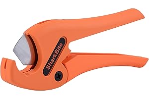 SharkBite Pipe Cutter Tool, Cuts 1/4 to 1 Inch Pipe, Orange Handles, Plumbing Fittings, PEX, PE-RT, U701