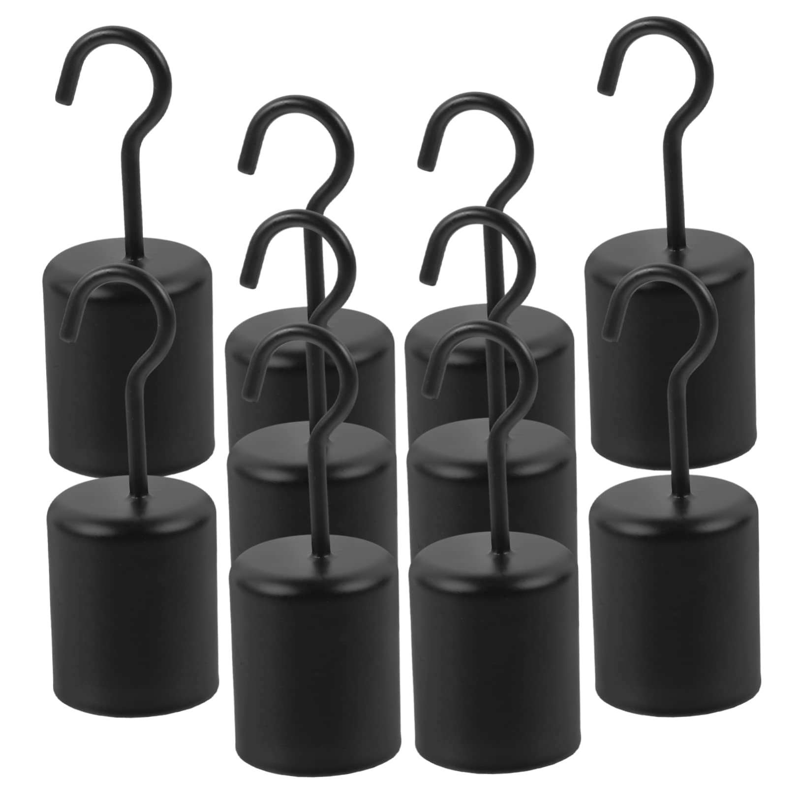 FUNOMOCYA 10pcs Rope Hook Ceiling Hooks for Outdoor String Lights Retro Pendant Lighting Heavy-duty Design Easy Installation Load Capacity for Lanterns Decor