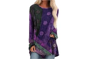 FQZWONG Oversized Tshirts Shirts for Women Fall Womens Fashion 2023 Trendy Long Sleeve Blouses Plus Size Going Out Tops Tees