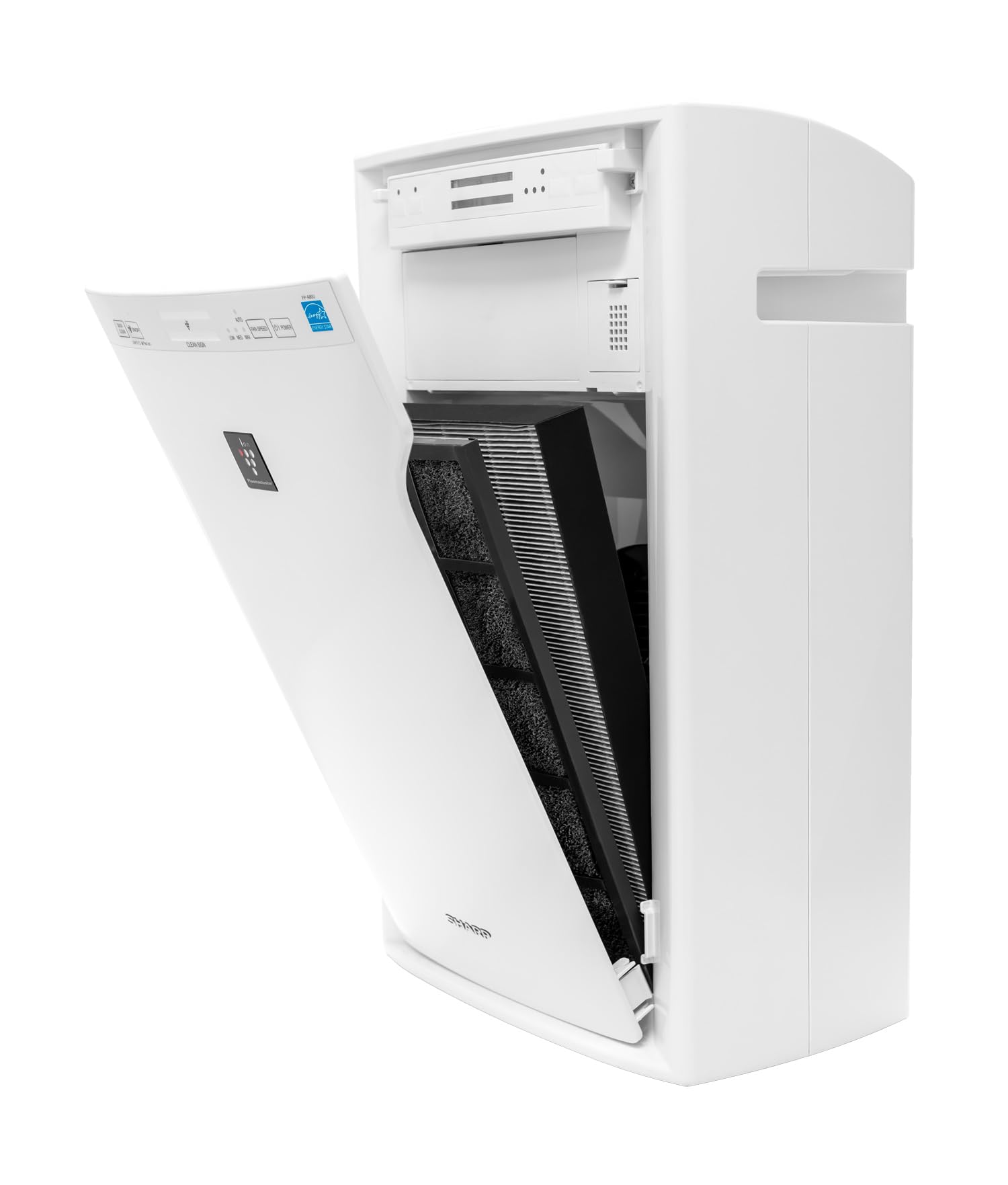 SHARP Air Purifier with Plasmacluster Ion Technology and Triple Filtration, including True HEPA Filter. Covers up to 2,198 sq. ft. for Large Rooms, for Dust, Smoke, and Pollen. FPA80UW