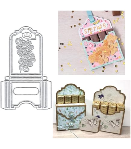 DzIxY Envelope Metal Cutting Dies - Card Making & Scrapbooking Die Cuts With Storage