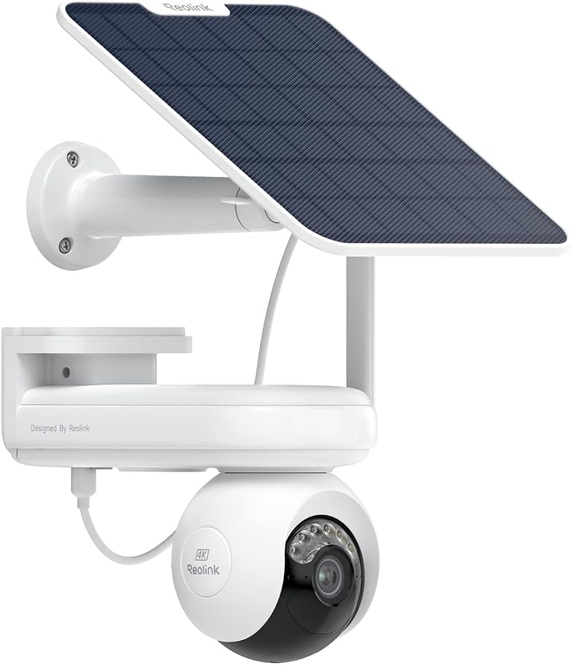 Reolink 4K Solar PT Ultra+ Solar Panel Outdoor Wireless Camera 512GB SD
