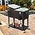 VINGLI 80 Quart Rolling Ice Chest, Portable Patio Party Bar Drink Cooler Cart, with Shelf, Beverage Pool with Bottle Opener
