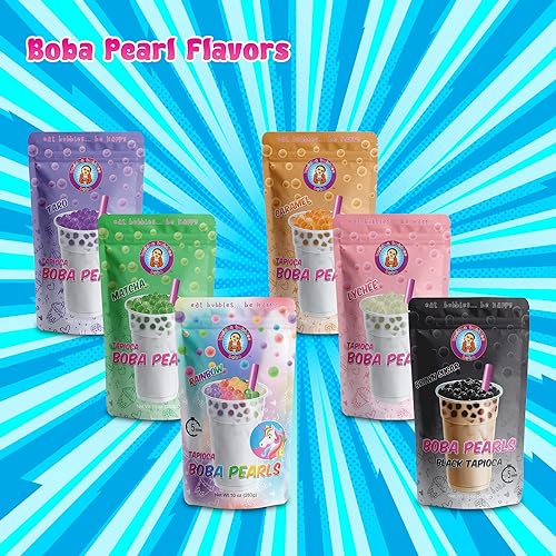 5 MINUTE Boba / Black Tapioca Pearls By Buddha Bubbles Boba Ready in 5