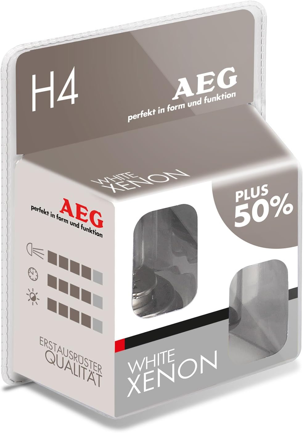 AEG Automotive 97260 Light bulb, white, H4, 60/55 W, set of 2