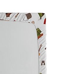 Ambesonne Camping Fitted Sheet, Campfire Map