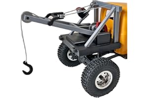 RCRABBIT Wrecker Truck Upgrade Parts for FMS FCX24 Power Wagon RC Crawler (Silver)