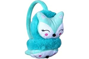 PURFANREE Kids Winter Earmuffs Plush Warm Cute Fox Ear Warmers Earflap Cute Cartoon Earmuff for Boys Girls Baby Toddlers
