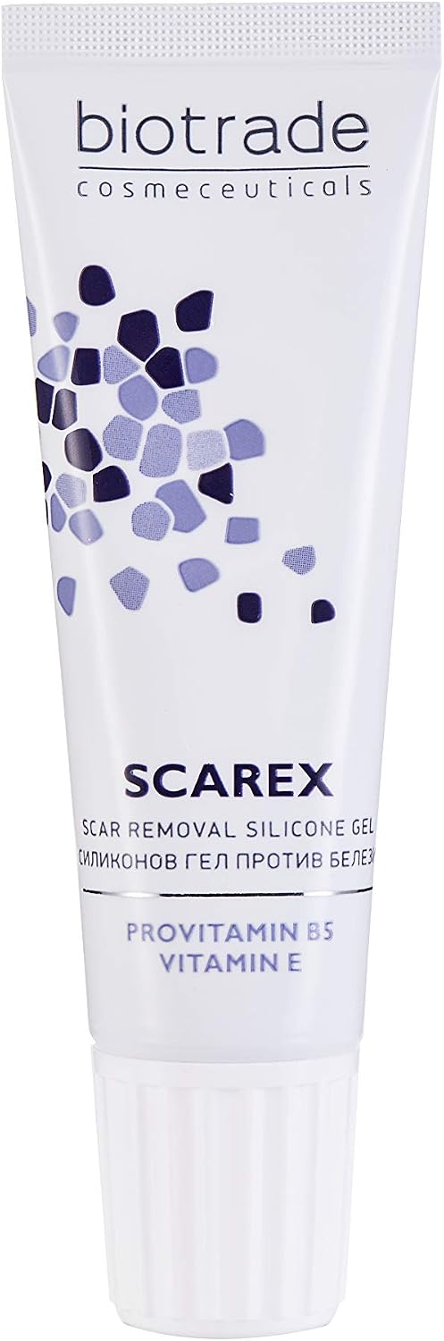 Biotrade Scarex Silicone Scar Gel, Scar Removal Gel for Hypertrophic & Keloid Scars, Reduces Redness After Laser