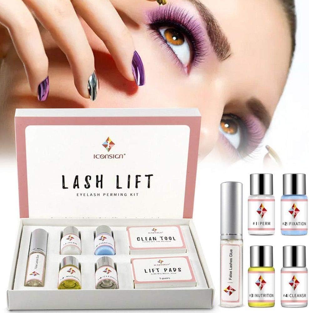 Lash lift lifting lashlift iconsign perm perming curl curling professional kit by shopelegance for eyelash eyelashes uk