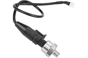 Pressure Transducer, 1/8NPT Thread Stainless Steel Pressure Transducer Sender Sensor 30/100 /150/200/300/500 psi for Oil Fuel