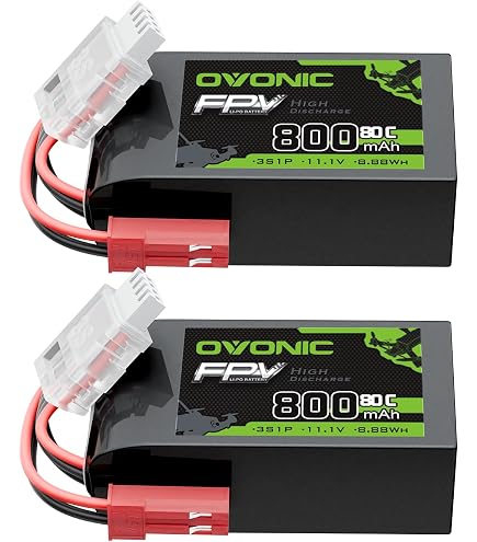 Amazon.com: Gens ace 3S 800mAh 11.1V 40C LiPo Battery Pack with