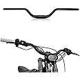 IUVWISN Motorcycle Heighten Handlebar 7/8" 22mm Handle Bar 4MM Thickness CNC for Surron Sur Ron LBX Talaria Sting MX3/R MX4 Talaria XXX X260 X160 E-Ride Pro 79 Bike Rawrr Mantis Black