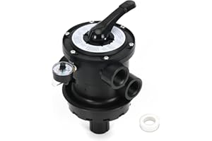 SP0714T Top-Mount Multiport Valve Compatible with Hayward VariFlo, Replacement for Hayward Above-Ground Pro-or VL 210 Series 
