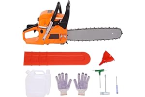 HAQQI 62 CC for Wood Outdoor Garden Farm Home Use Withstand Pruning Trimming Tasks with Tool Kit 20 Inch Bar Handed