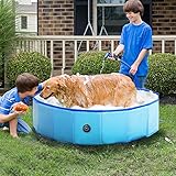 RELIANCER Foldable Dog Swimming Pool 63" Folding