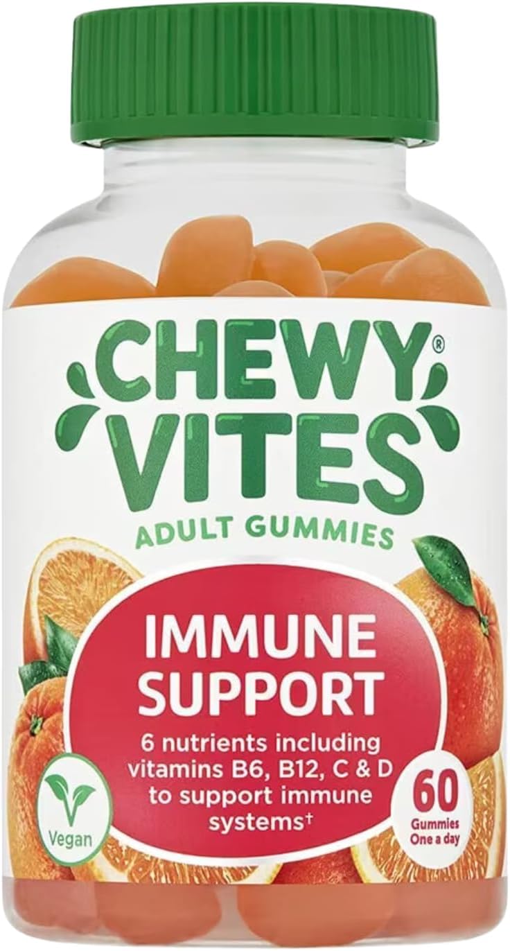 CHEWY VITES Adult Immune Support Gummies 60 High Strength Vitamin D C Zinc