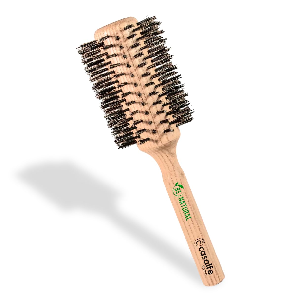 casalfe Plectrum Boar XL Brush, Wood, Round – 1 Unit