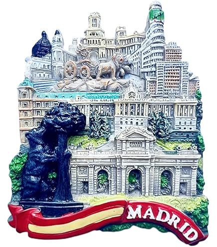 Barcelona España Imán De Viaje Recuerdo 3D Resina Colección
