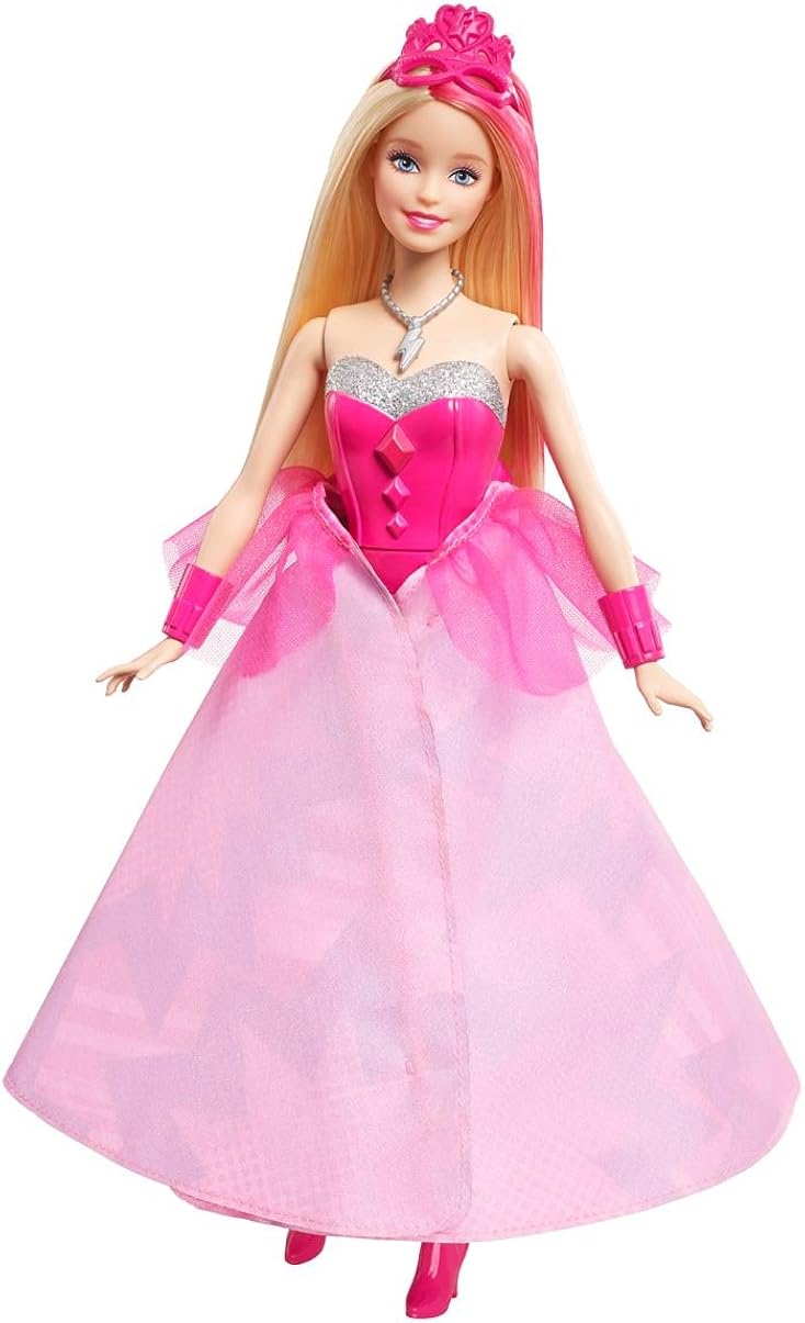 Barbie in Princess Power Super Sparkle 2-in-1 Doll, Transparent, standard size - Image 3