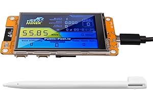 MARALANG NerdMiner 2 Miner 55-60KH/S BTC Lottery Solo Miner 2.8 Inch Display Bitcoin BTC Miner Solo Nerd Miner
