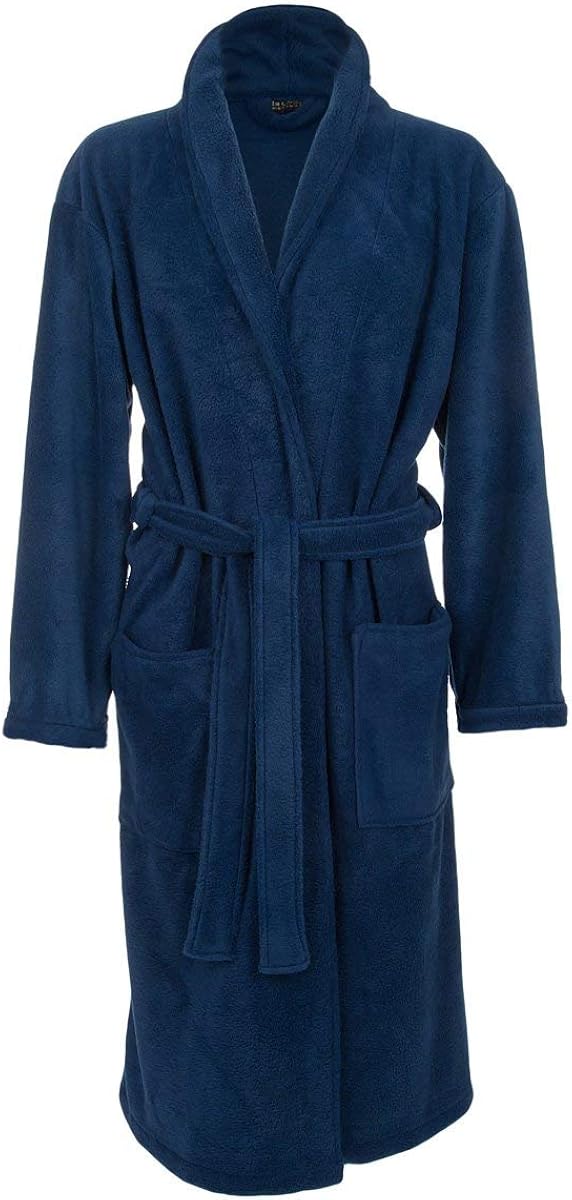 mens blue dressing gown