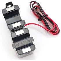 PEACEFAIR PZCT-2 Split Core Current Transformer – 100A/100mA, AC Power Monitor, For Energy Meters & Watt Testers
