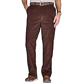 Chums Men's Corduroy Pants with Hidden Extra Stretch Elasticated Waist
