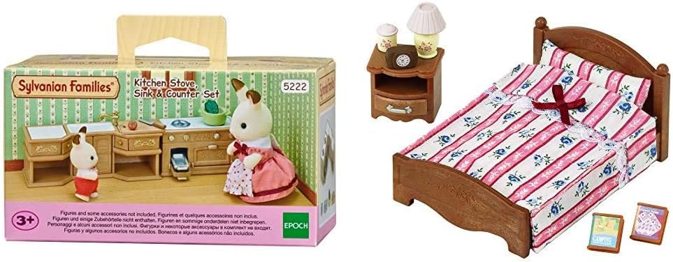 Multicolore 52 Set Chambre Bebe 5341 Multicolore Sylvanian Families La Cuisine Amenagee Mini Poupees Et Accessoires 52 Poupees Et Accessoires Mini Poupees Et Accessoires Fleetman Fi