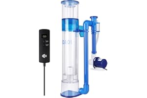 IOAOI Protein Skimmers for Saltwater Aquariums, DC pump with Controller, Hang On Back Protein Skimmer for Fish Tanks up to 75 Gallons